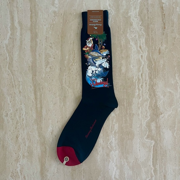 Tommy Bahama New Santa Marlin Socks - Picture 2 of 4